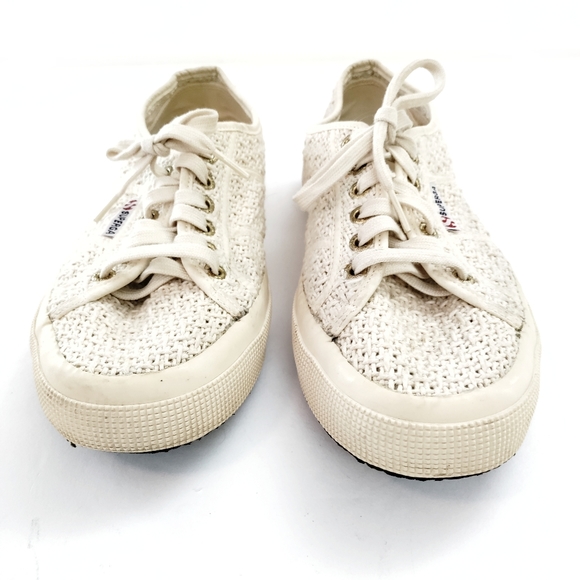 Superga Cotu Crochet Sneakers Size 9.5, 41 - Picture 6 of 8